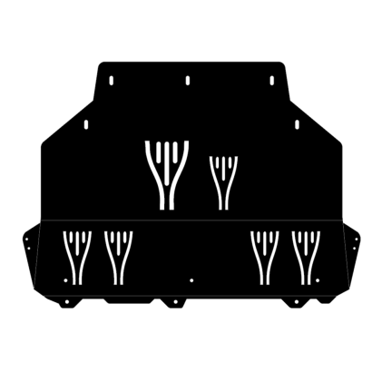 Nutron SkidPlate Alu 3mm Ford Focus RS mk3